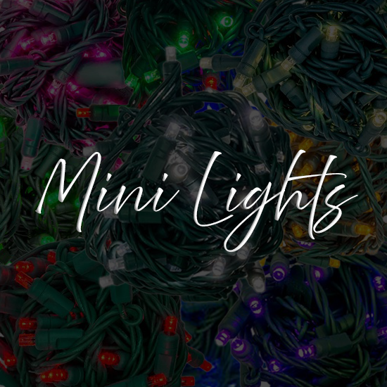 5MM 50L LED Mini Lights Gr Cord