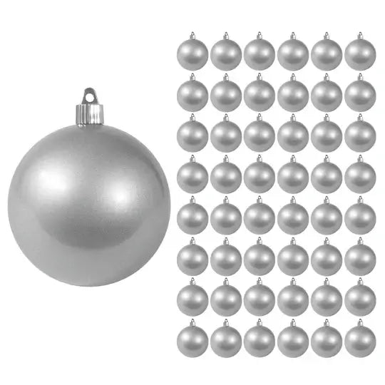 4" (100mm) Commercial Shatterproof Ball Ornament, Case, 48 Pieces