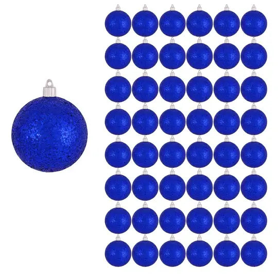 4" (100mm) Commercial Shatterproof Ball Ornament, Case, 48 Pieces