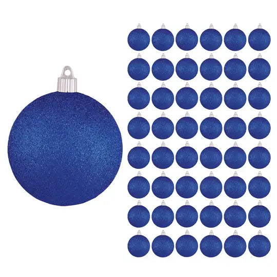 4" (100mm) Commercial Shatterproof Ball Ornament, Case, 48 Pieces