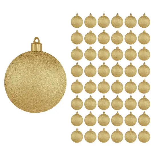 4" (100mm) Commercial Shatterproof Ball Ornament, Case, 48 Pieces