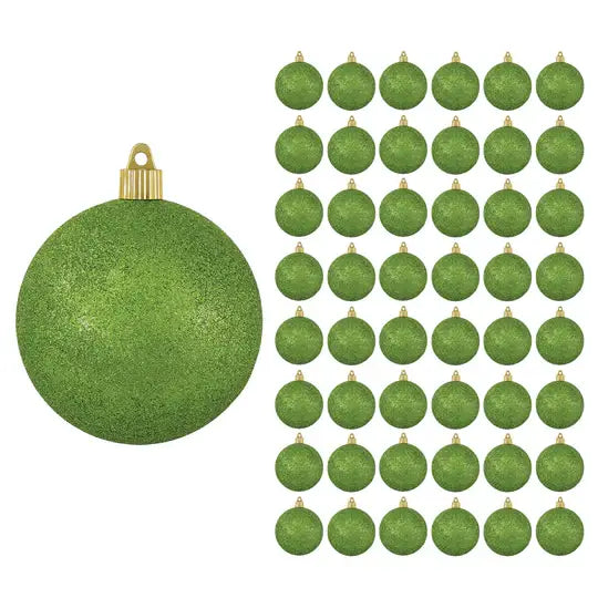 4" (100mm) Commercial Shatterproof Ball Ornament, Case, 48 Pieces