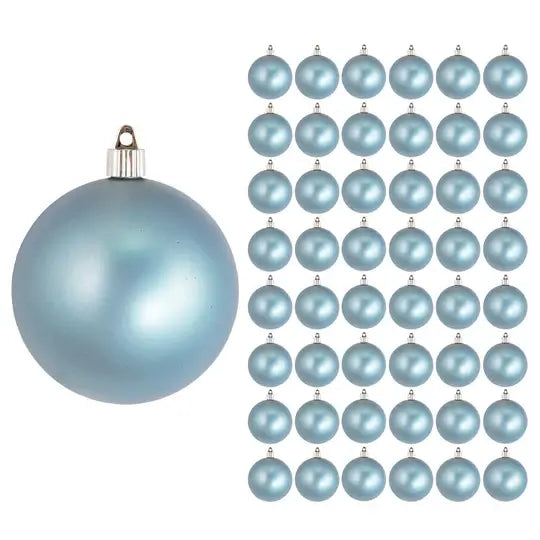 4" (100mm) Commercial Shatterproof Ball Ornament, Case, 48 Pieces