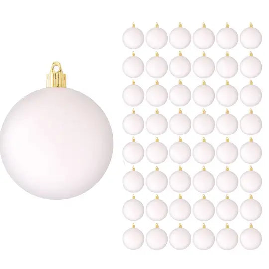 4" (100mm) Commercial Shatterproof Ball Ornament, Case, 48 Pieces
