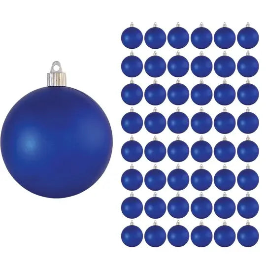 4" (100mm) Commercial Shatterproof Ball Ornament, Case, 48 Pieces