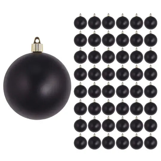 4" (100mm) Commercial Shatterproof Ball Ornament, Case, 48 Pieces
