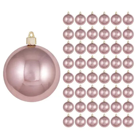 4" (100mm) Commercial Shatterproof Ball Ornament, Case, 48 Pieces