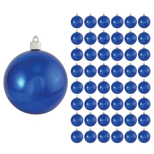 4" (100mm) Commercial Shatterproof Ball Ornament, Case, 48 Pieces