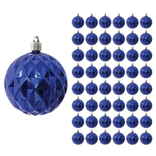 4" (100mm) Commercial Shatterproof Ball Ornament, Case, 48 Pieces