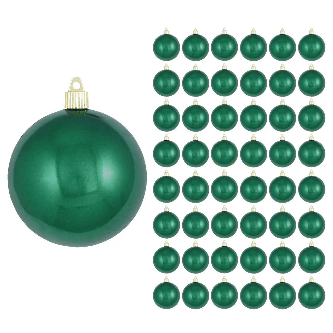 4" (100mm) Commercial Shatterproof Ball Ornament, Case, 48 Pieces