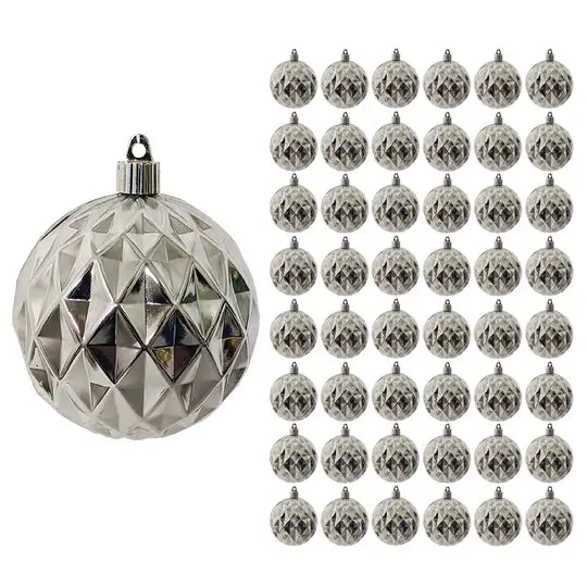 4" (100mm) Commercial Shatterproof Ball Ornament, Case, 48 Pieces