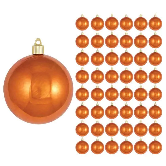 4" (100mm) Commercial Shatterproof Ball Ornament, Case, 48 Pieces