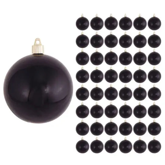 4" (100mm) Commercial Shatterproof Ball Ornament, Case, 48 Pieces