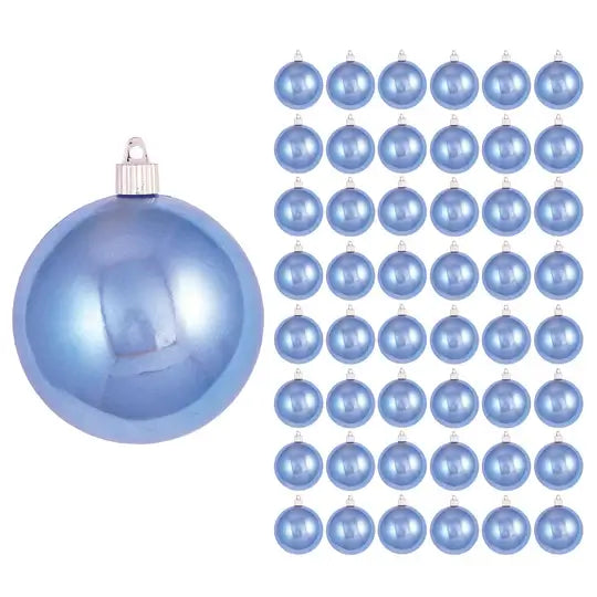 4" (100mm) Commercial Shatterproof Ball Ornament, Case, 48 Pieces