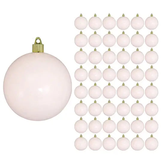 4" (100mm) Commercial Shatterproof Ball Ornament, Case, 48 Pieces