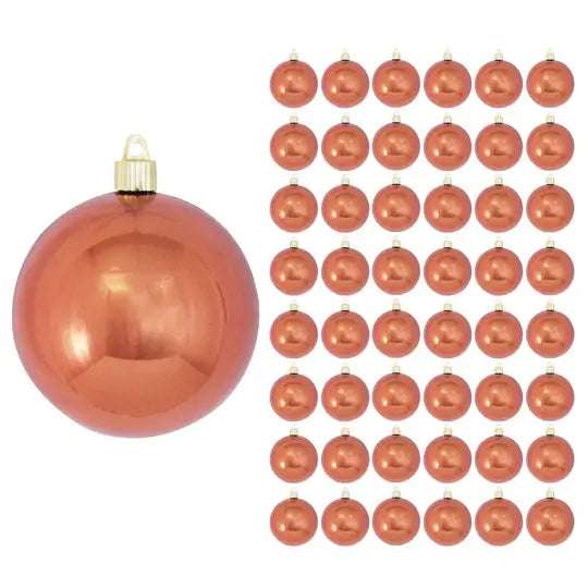 4" (100mm) Commercial Shatterproof Ball Ornament, Case, 48 Pieces