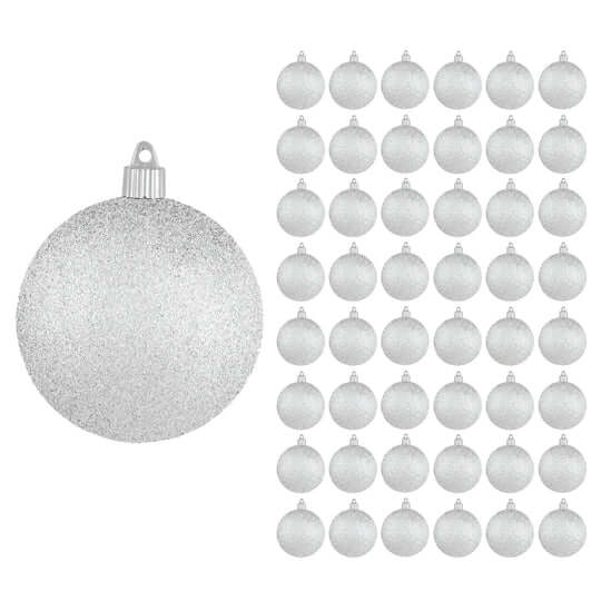 4" (100mm) Commercial Shatterproof Ball Ornament, Case, 48 Pieces