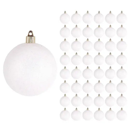 4" (100mm) Commercial Shatterproof Ball Ornament, Case, 48 Pieces