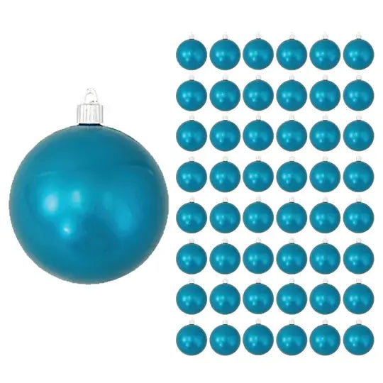 4" (100mm) Commercial Shatterproof Ball Ornament, Case, 48 Pieces