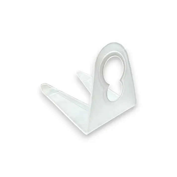 White Best Shingle Tab clip for C7 and C9 professional Christmas light installations