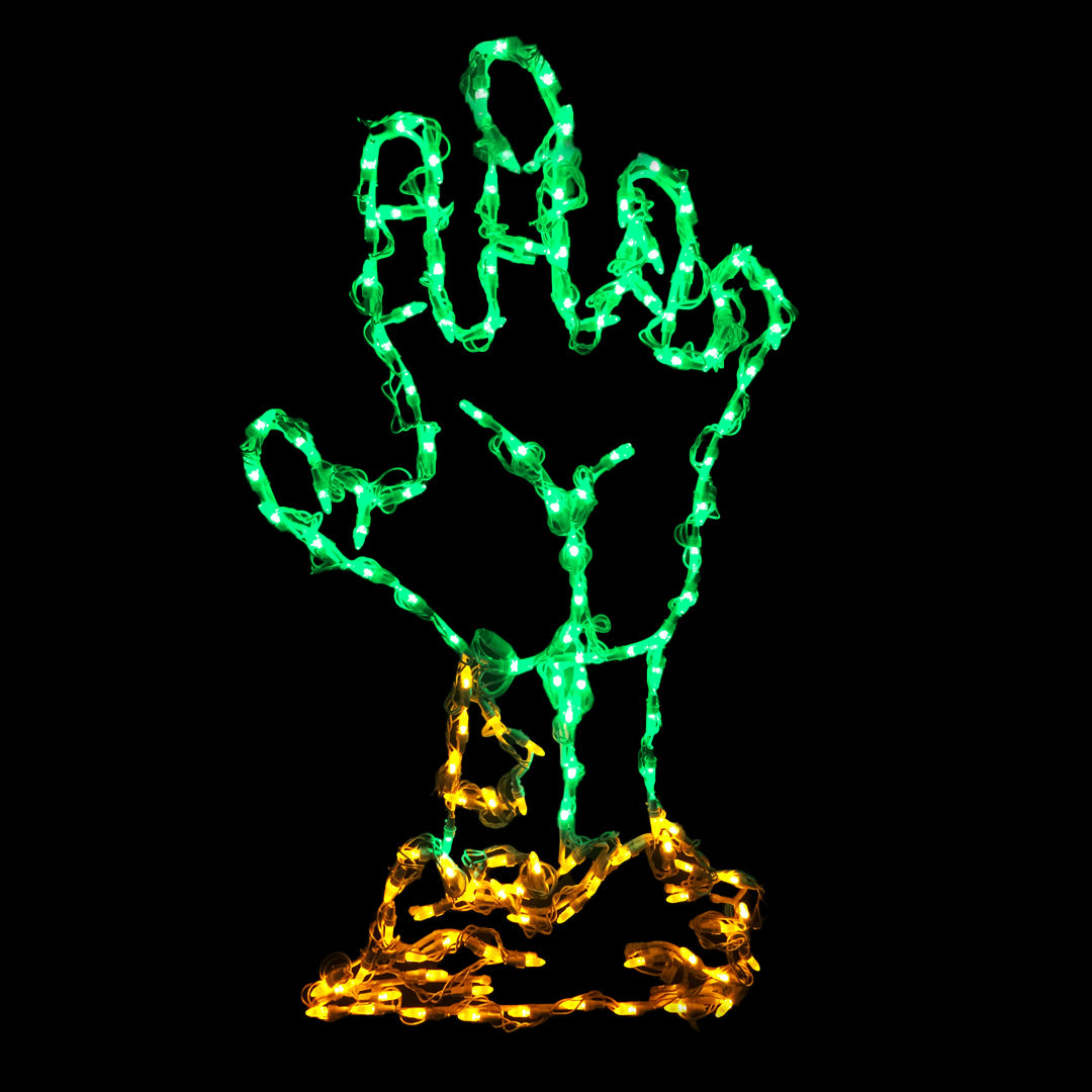Holidynamics Lighted Halloween Skulls, Hands & Spooky Displays