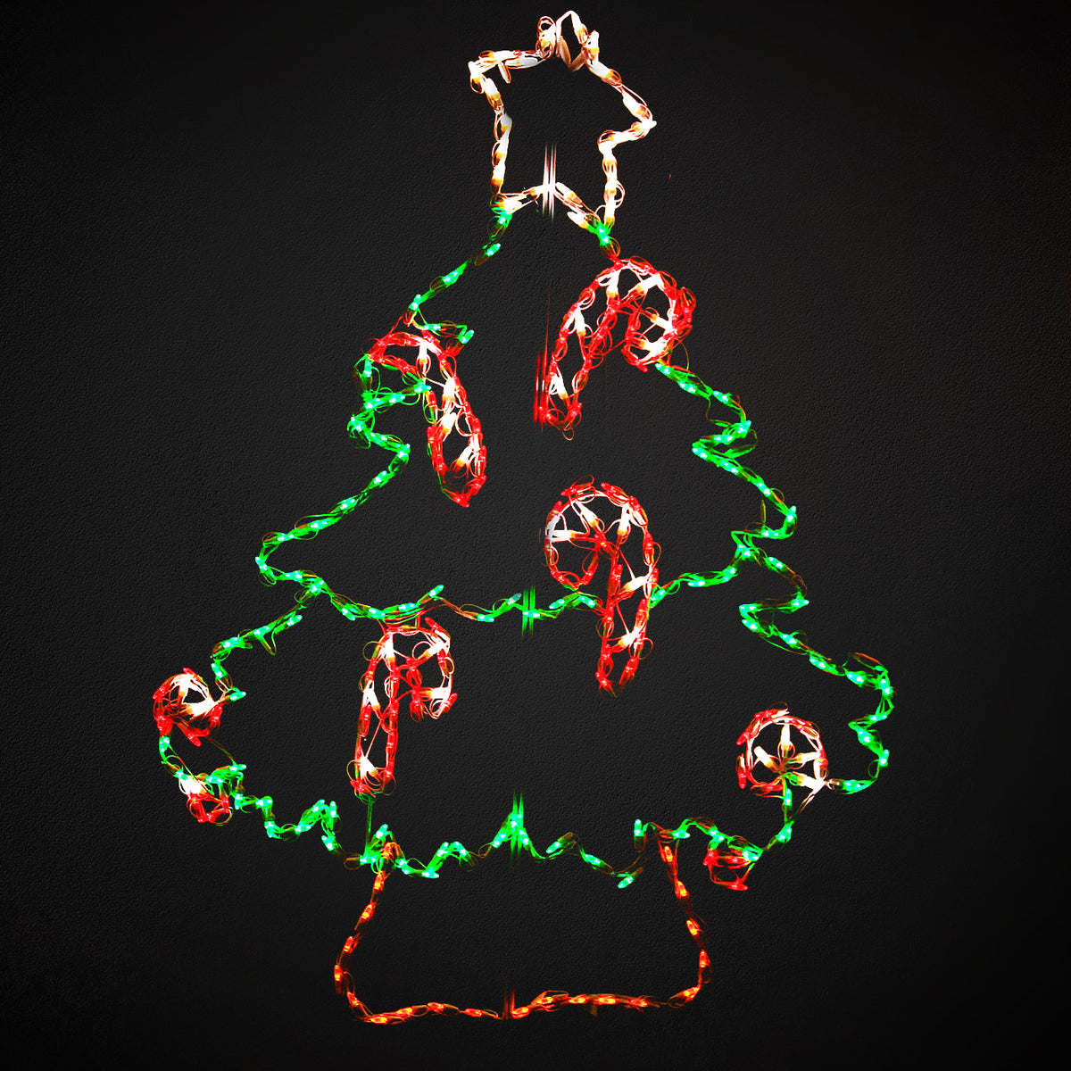 Holidynamics Lighted Christmas Tree with Candy Canes — 60"
