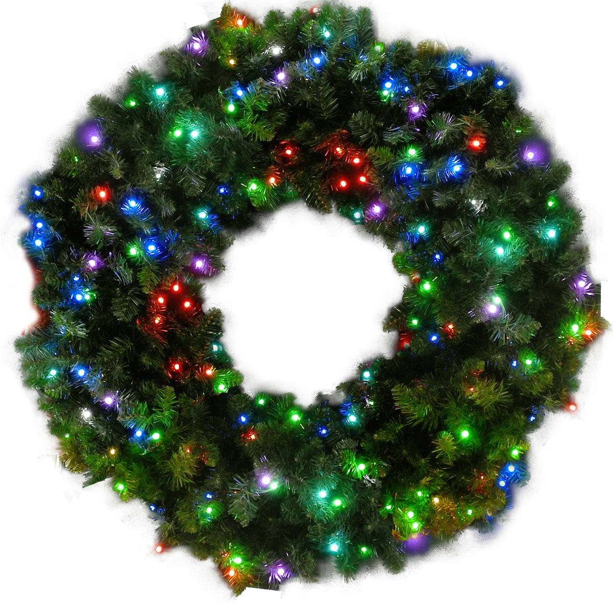 Holidynamics 48" Dynamic Greenery RGB Wreath
