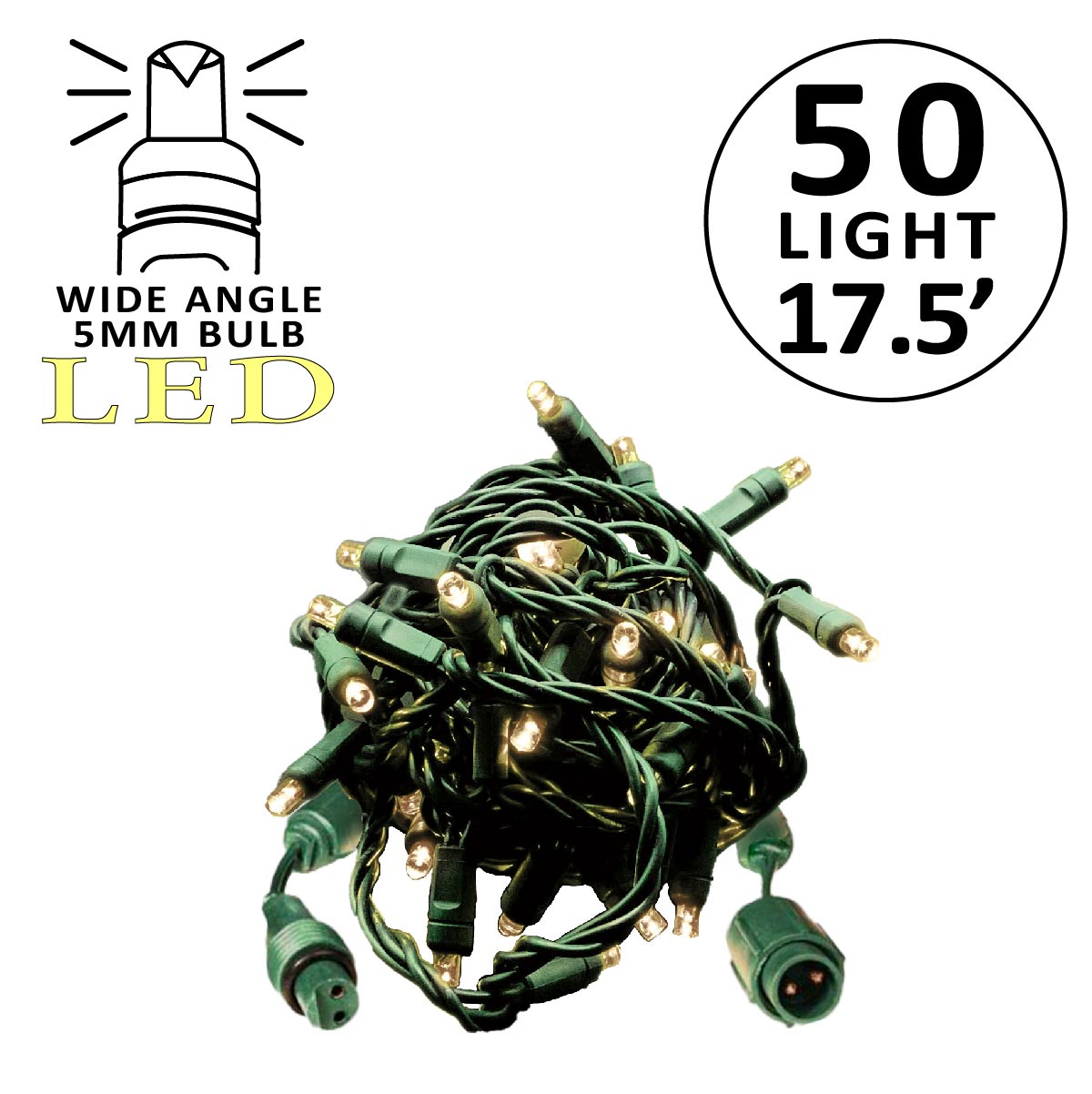 Holidynamics Coaxial 5MM LED Mini Lights — Case Packs