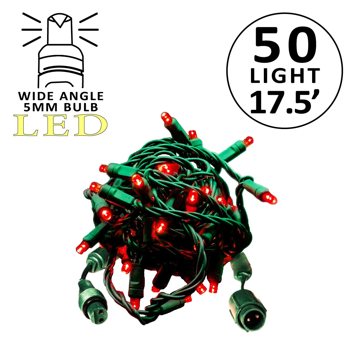 Holidynamics Coaxial 5MM LED Mini Lights — Case Packs