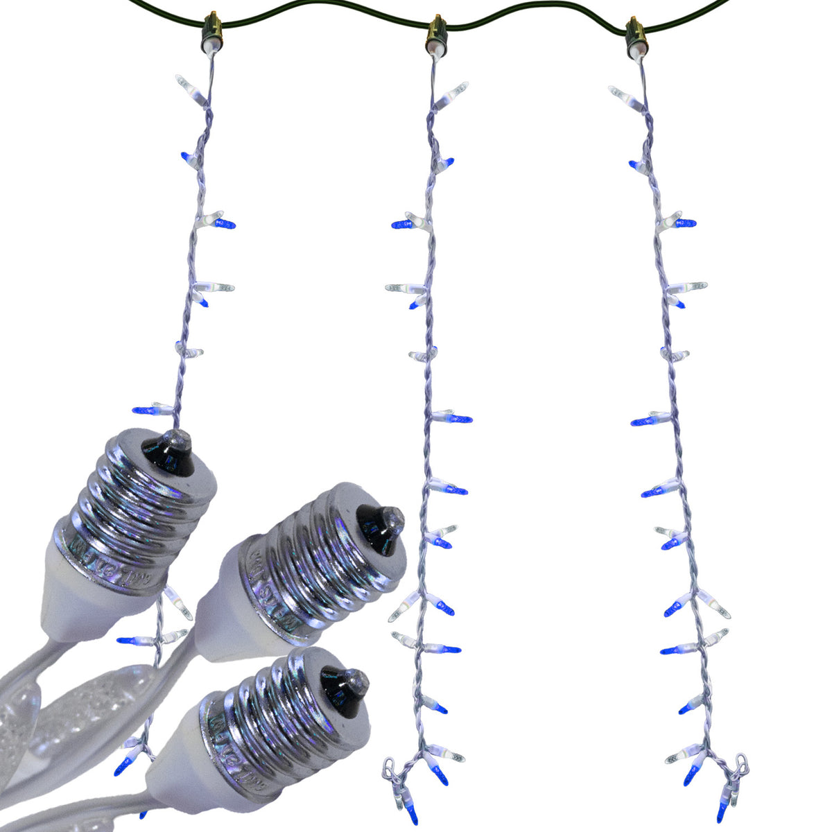 Holidynamics C9/E17 Light+HUB Icicle Sets & String Lights