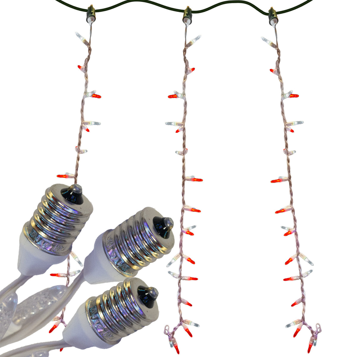 Holidynamics C9/E17 Light+HUB Icicle Sets & String Lights