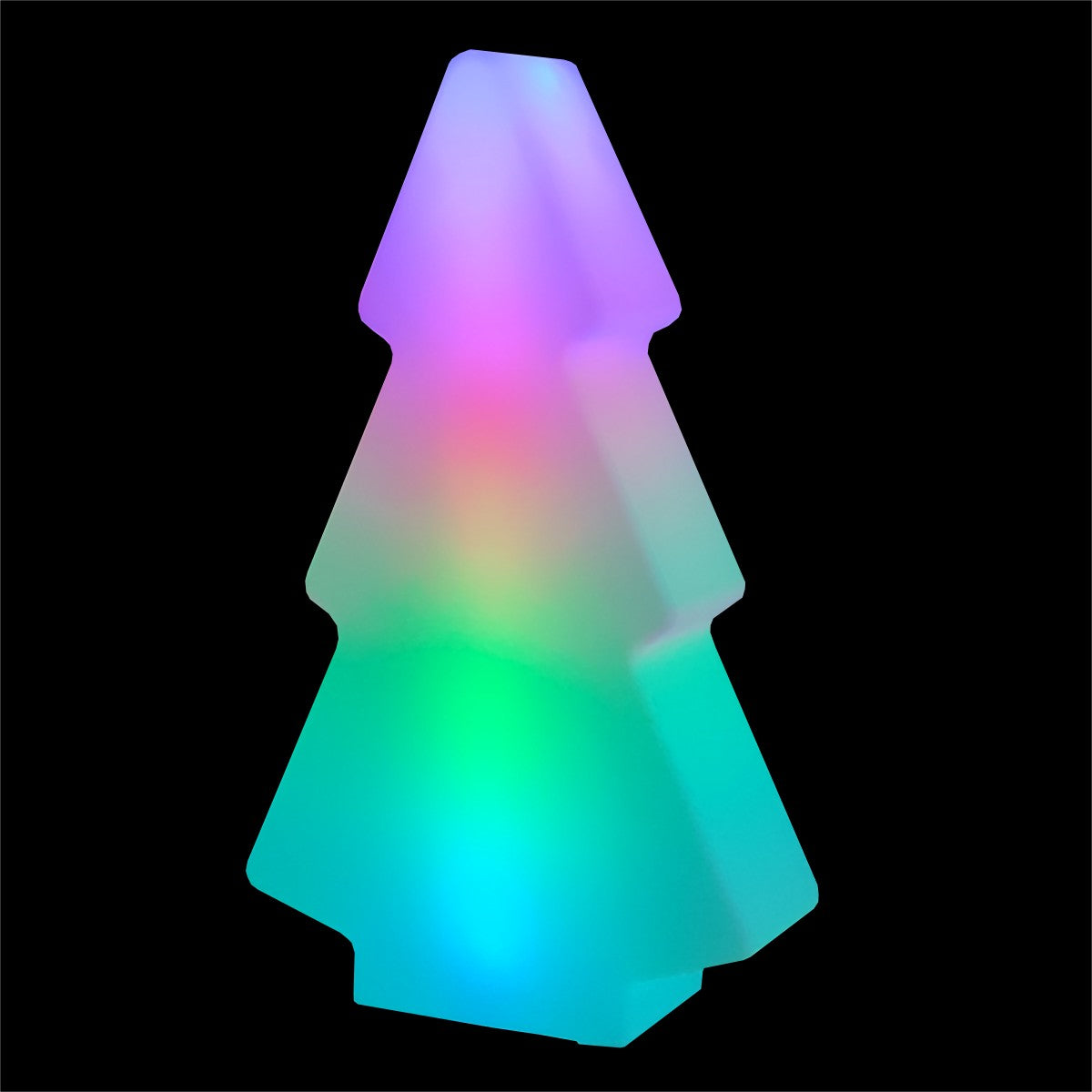 Holidynamics Dynamic Illumination RGB LED Christmas Tree 43"