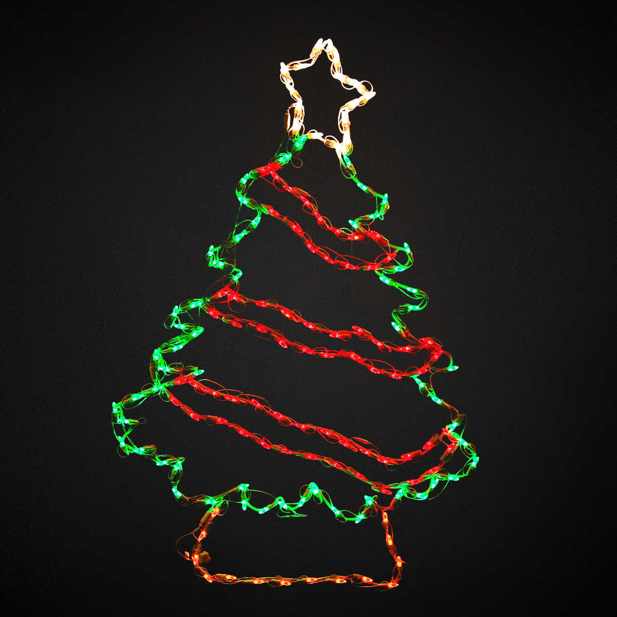 Holidynamics Christmas Tree with Garland LED 48"