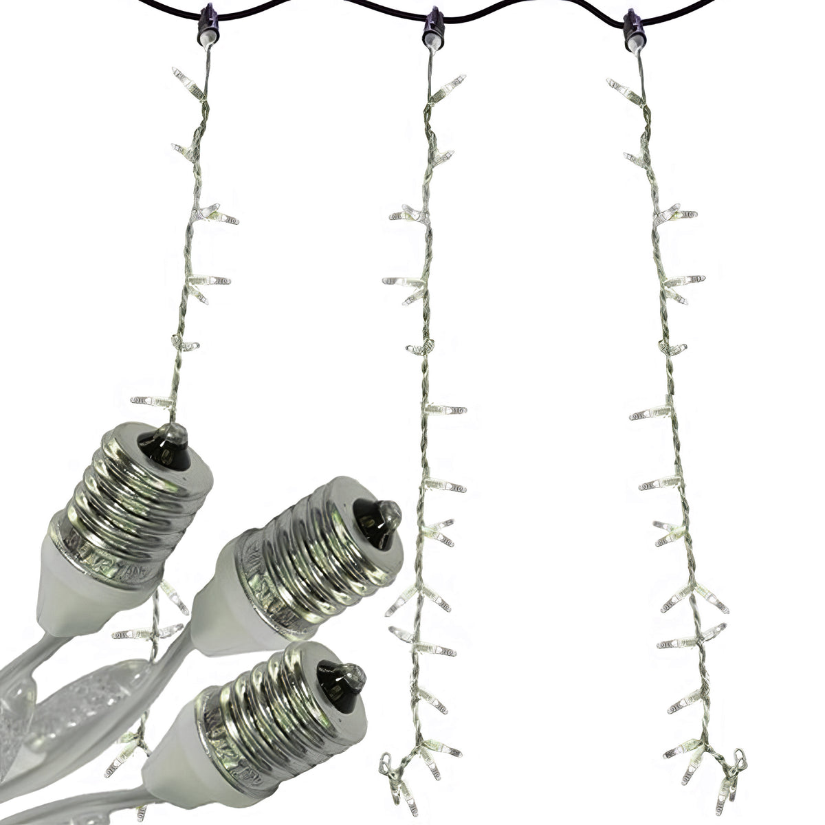 Holidynamics C9/E17 Light+HUB Icicle Sets & String Lights