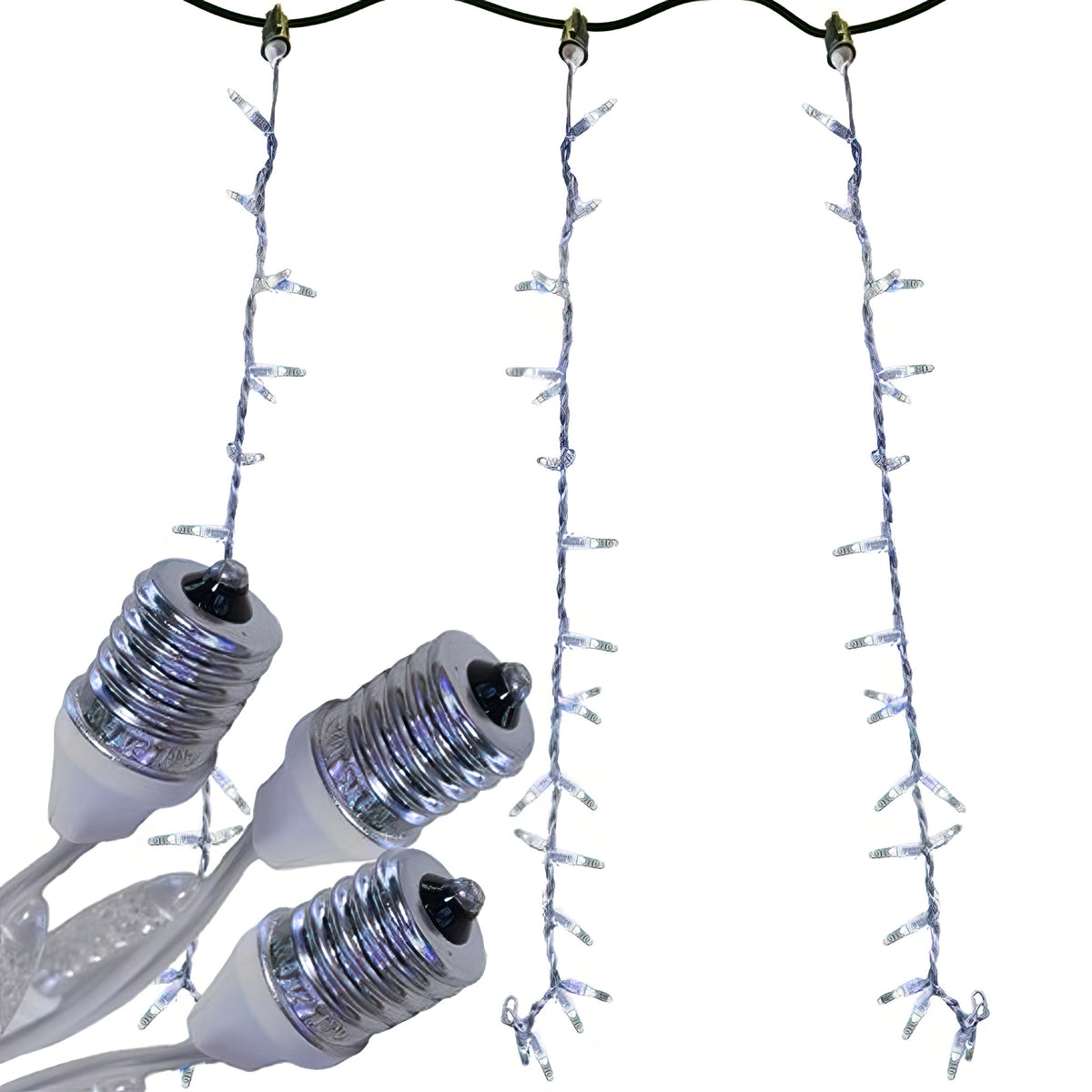 Holidynamics C9/E17 Light+HUB Icicle Sets & String Lights