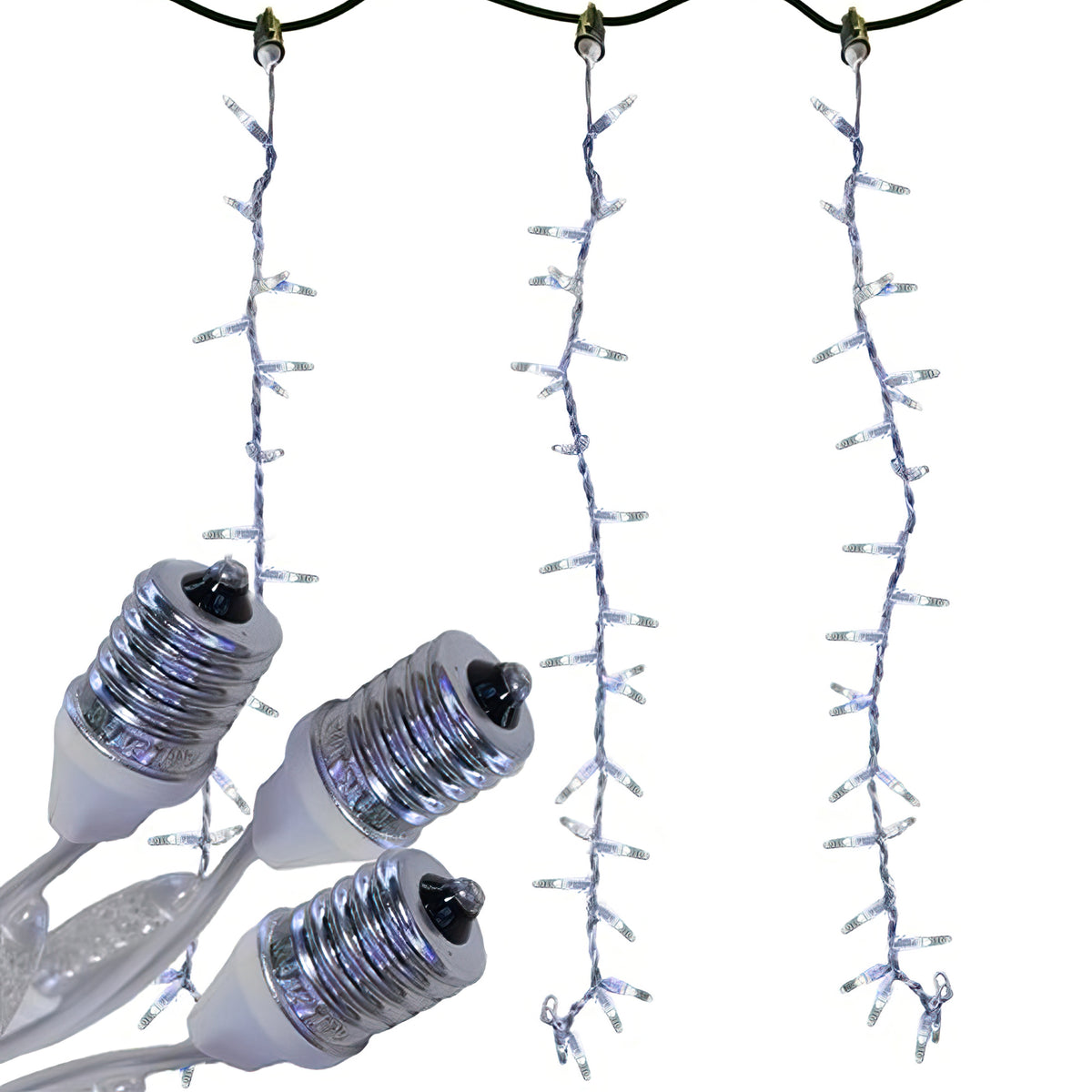 Holidynamics C9/E17 Light+HUB Icicle Sets & String Lights