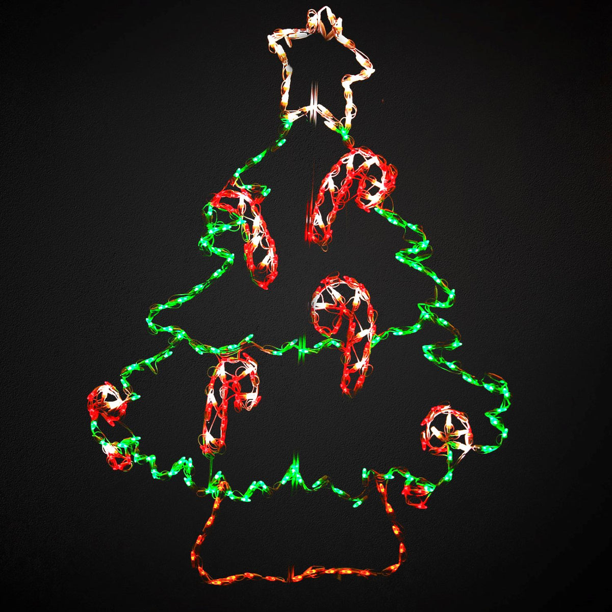 Holidynamics Lighted Christmas Tree with Candy Canes — 60"