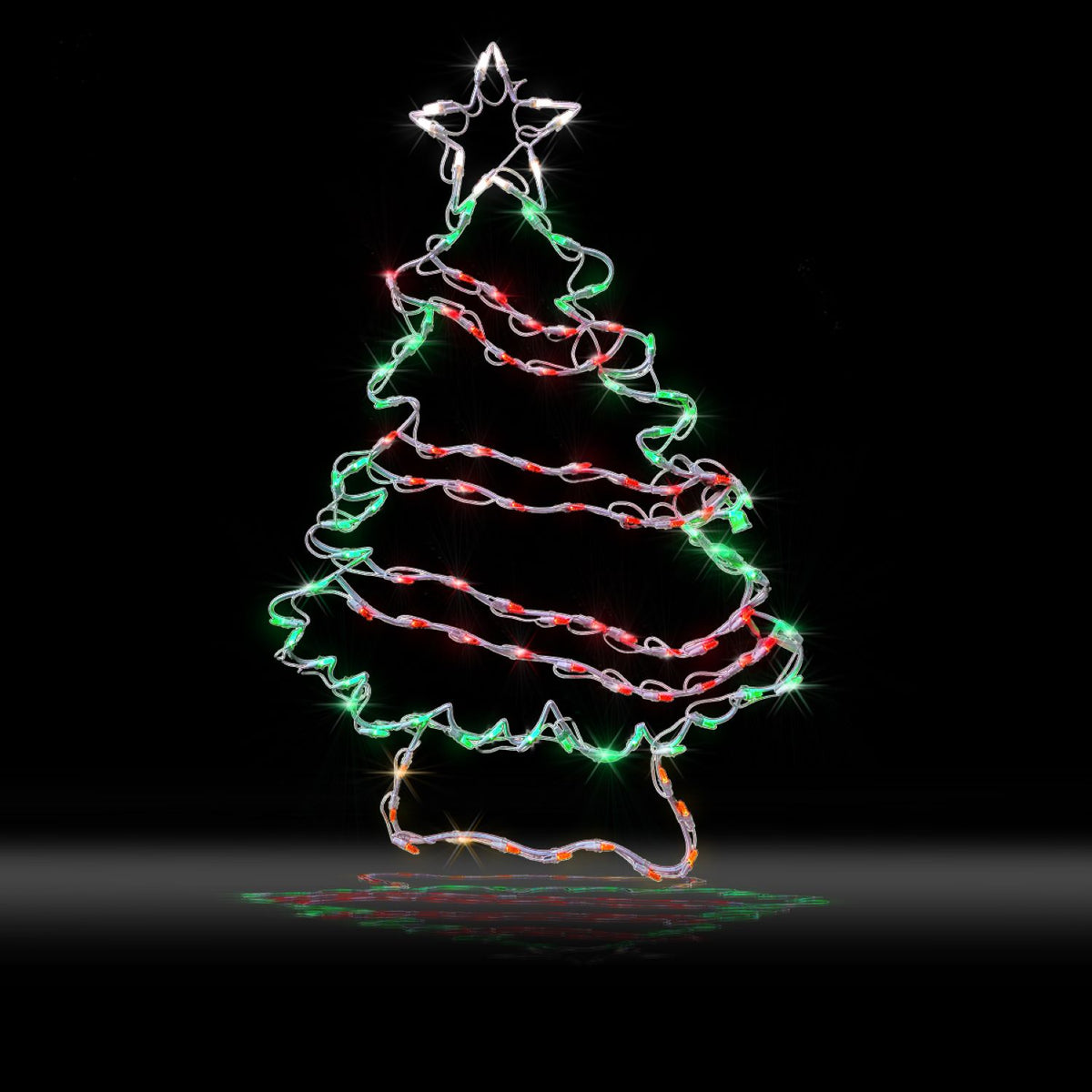Holidynamics Christmas Tree with Garland LED 48"