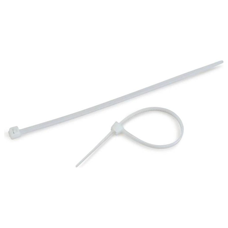 Holidynamics Cable Ties, 100/Bag — 4" — 18 lb / Clear