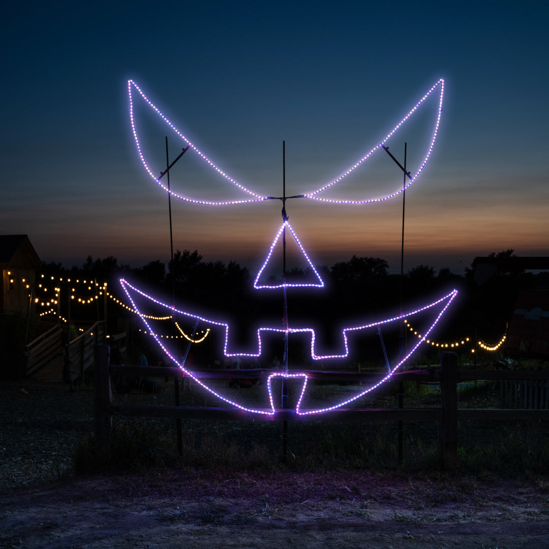 Holidynamics Dynamic RGBWW 120" Jack-O-Lantern Faces