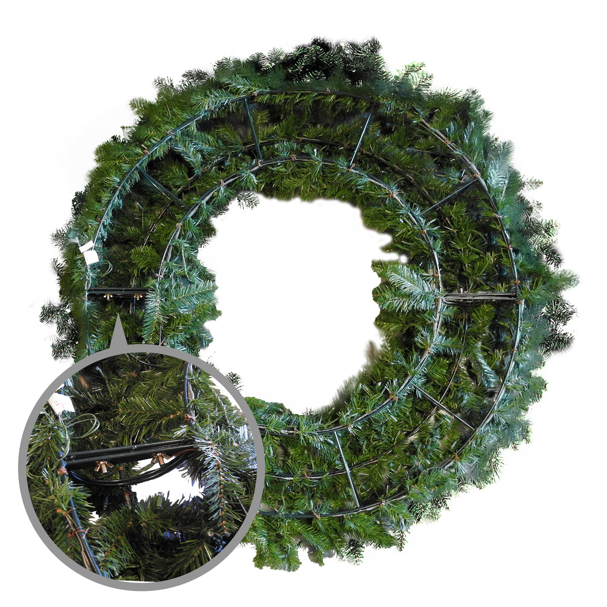 Holidynamics Overlit Dynamic RGBWW Wreath, 3MM