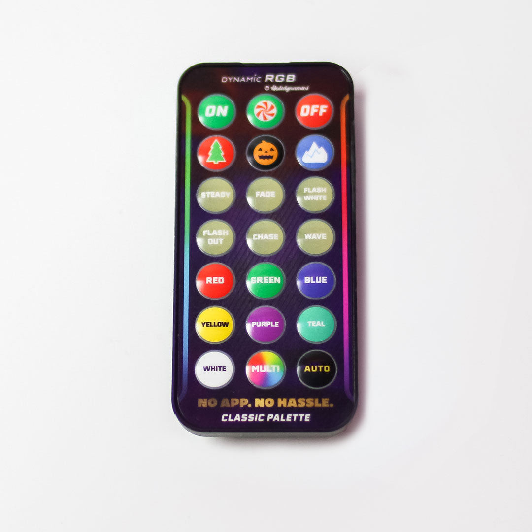 Holidynamics Dynamic RGB / RGBWW Remote — AAA Batteries