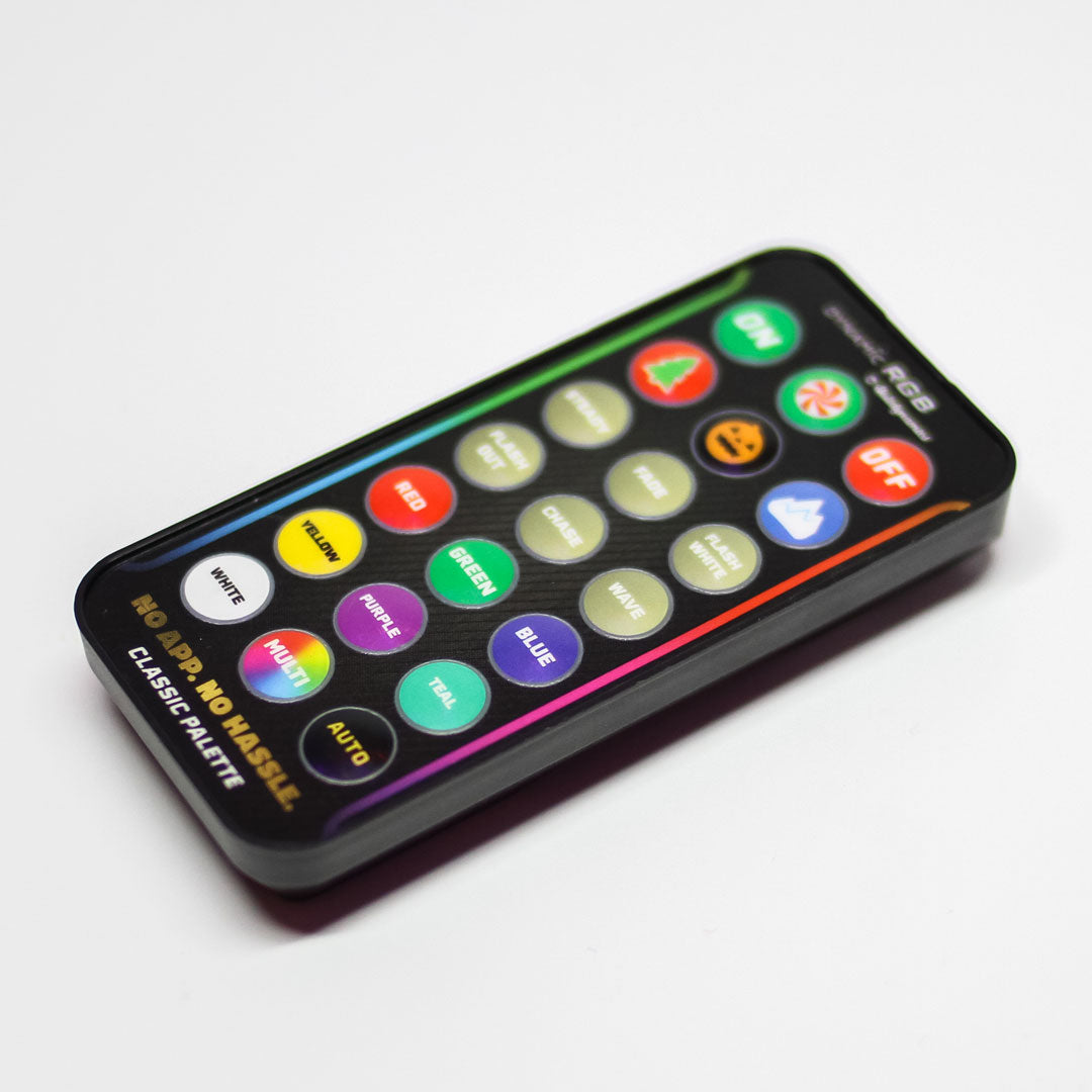 Holidynamics Dynamic RGB / RGBWW Remote — AAA Batteries