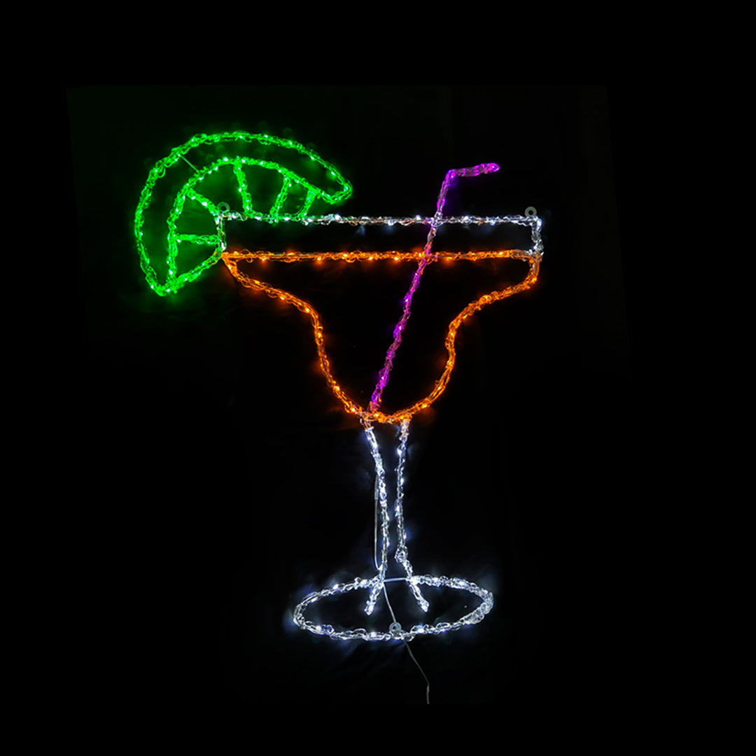 Holidynamics 2D Lighted Cocktail Glasses