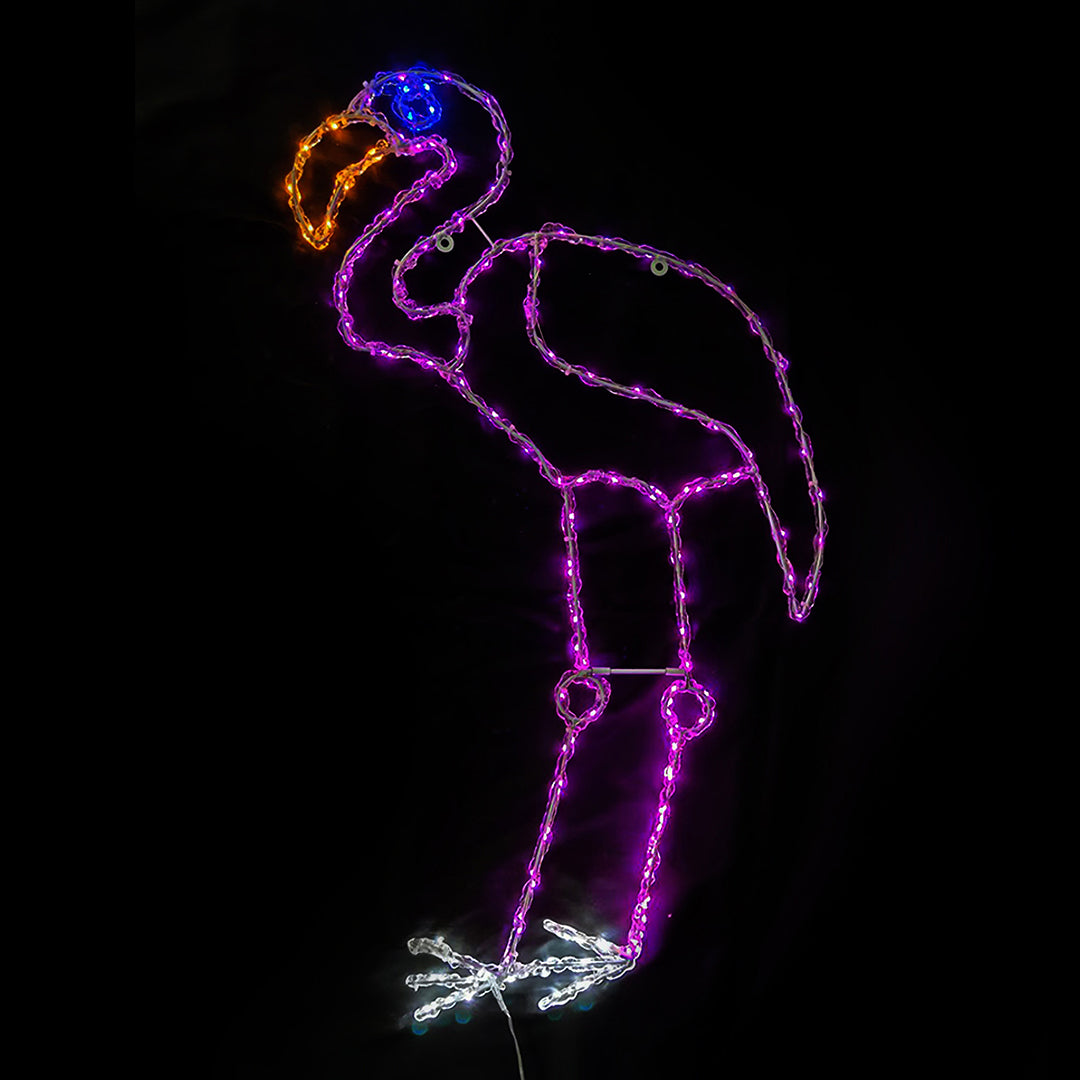 Holidynamics 2D Lighted Flamingos