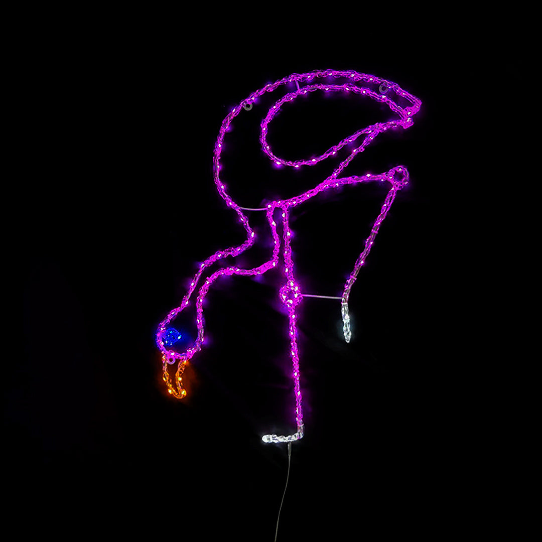 Holidynamics 2D Lighted Flamingos