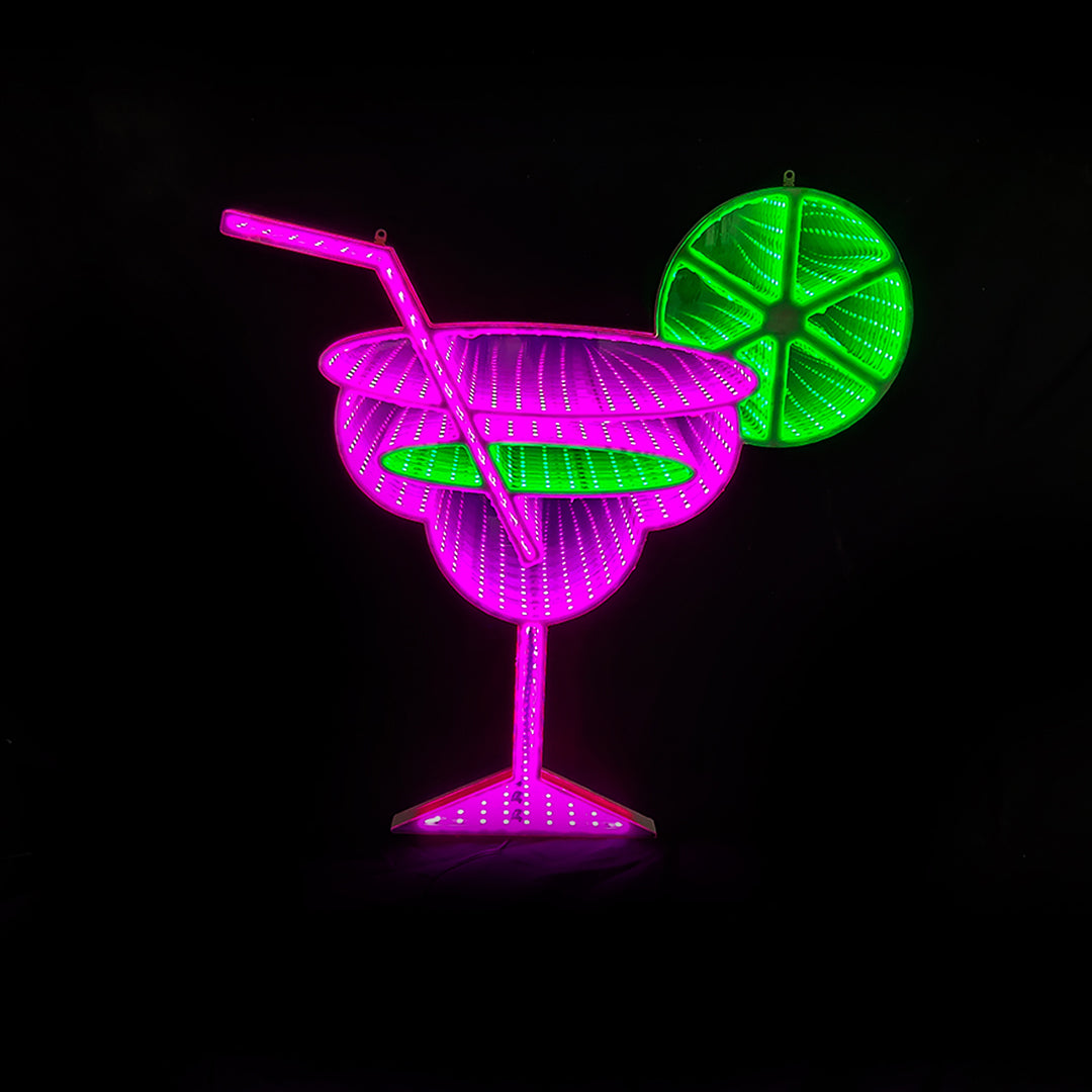 Holidynamics 2D Lighted Cocktail Glasses