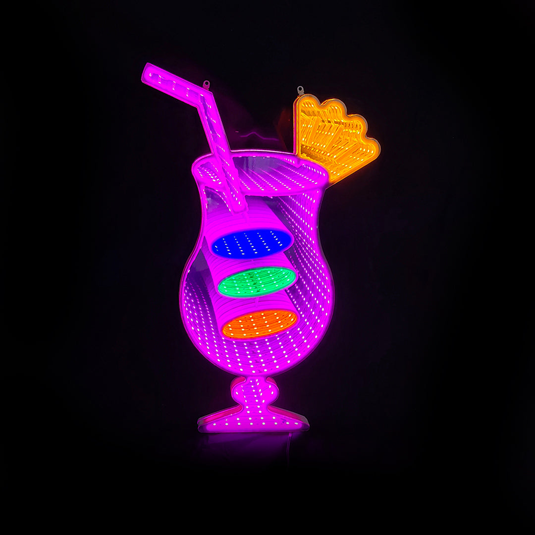 Holidynamics 2D Lighted Cocktail Glasses