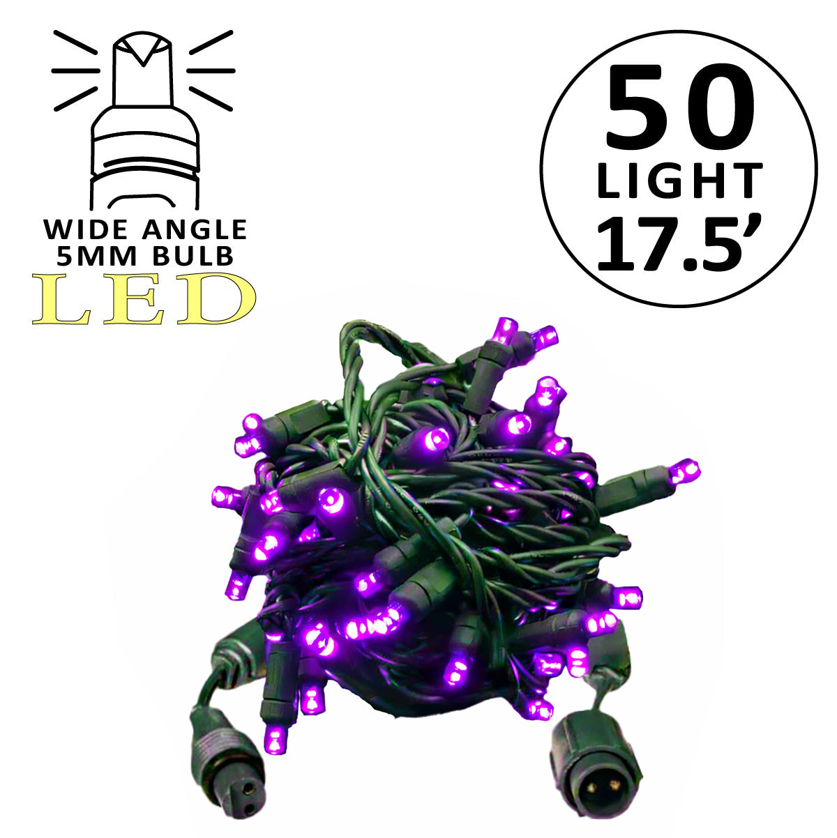 Holidynamics Coaxial 5MM LED Mini Lights — Case Packs