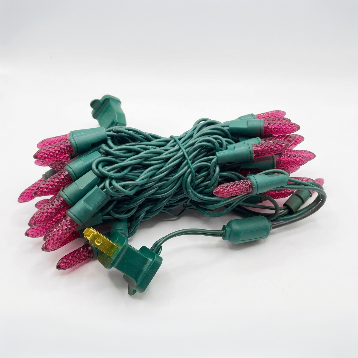 Holidynamics M8 & T5 LED Light Sets, Green Wire, 4" Spacing — Case Packs